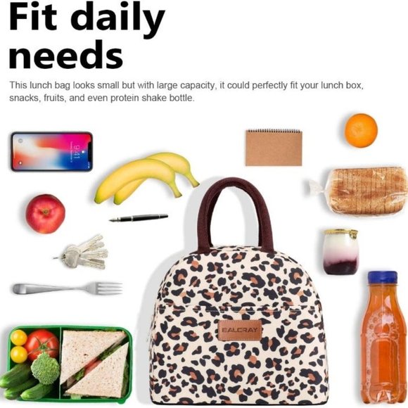 Lunch Bag for Women Men Insulated Lunch Box for Adult Reusable Lunch Tote Bag - Picture 5 of 7